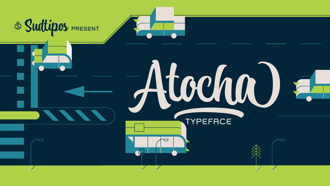 Atocha Regular Font preview